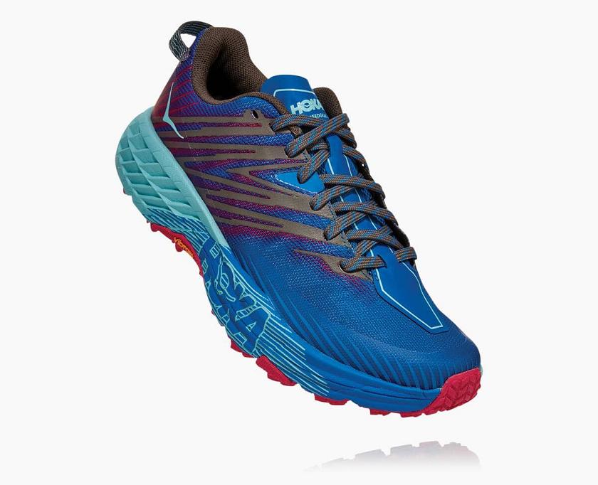 Hoka One One W Speedgoat 4 Wide Trail Running Shoes NZ K619-027